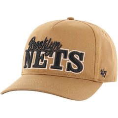 Brooklyn Nets '47 Barnes Hitch Adjustable Hat - Tan | 47 brand sale