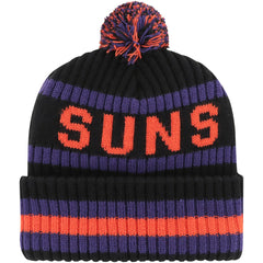 Phoenix Suns '47 Bering Cuffed Knit Hat with Pom - Black | 47 brand online