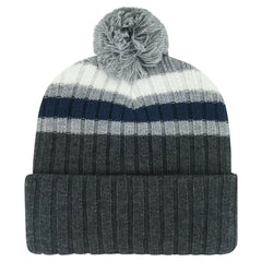 Toronto Maple Leafs '47 Stack Patch Cuffed Knit Hat with Pom Gray