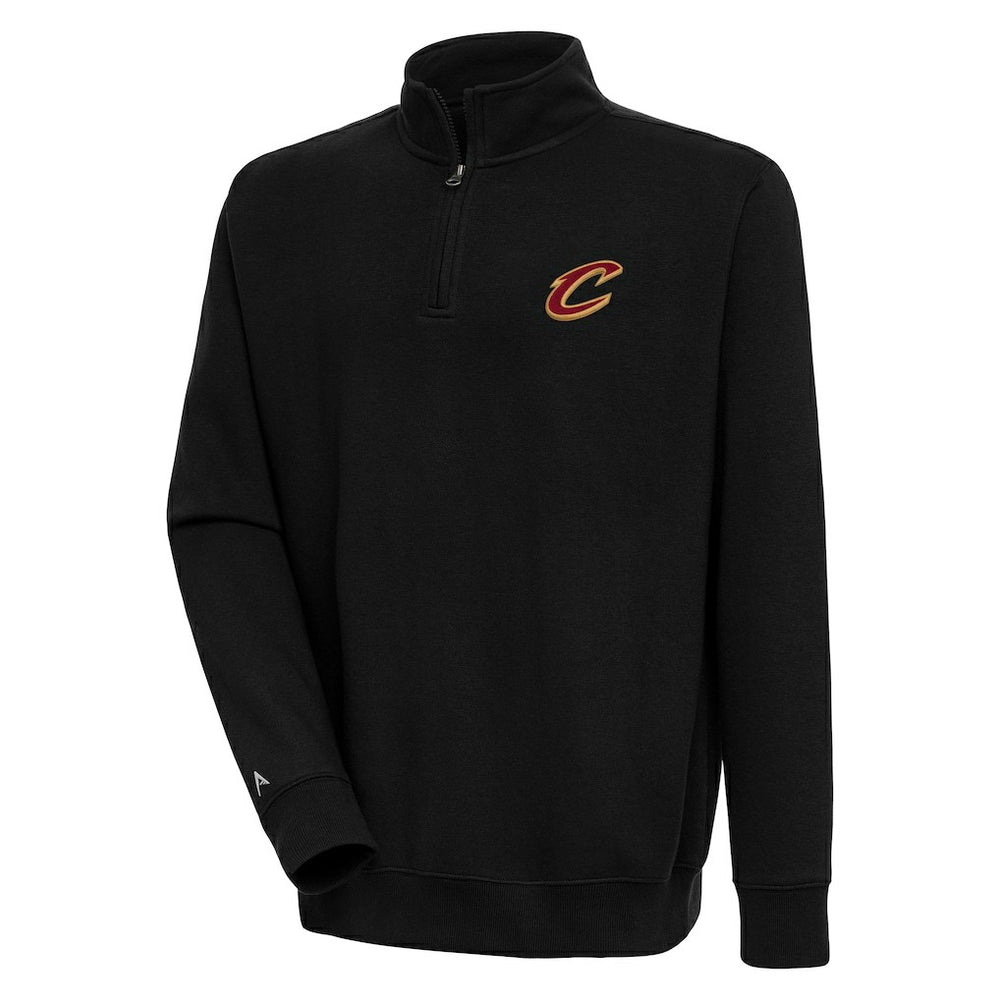 Cleveland Cavaliers Antigua Victory Quarter-Zip Pullover Top sale - Black online