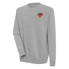 New York Knicks Antigua Victory Pullover Sweatshirt - Heather Gray outlet