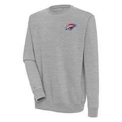 Oklahoma City Thunder Antigua Victory Pullover Sweatshirt - Heather Gray cheap