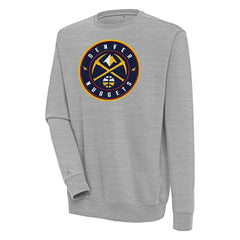 Denver Nuggets Antigua Victory Pullover Sweatshirt sale - Heather Gray outlet