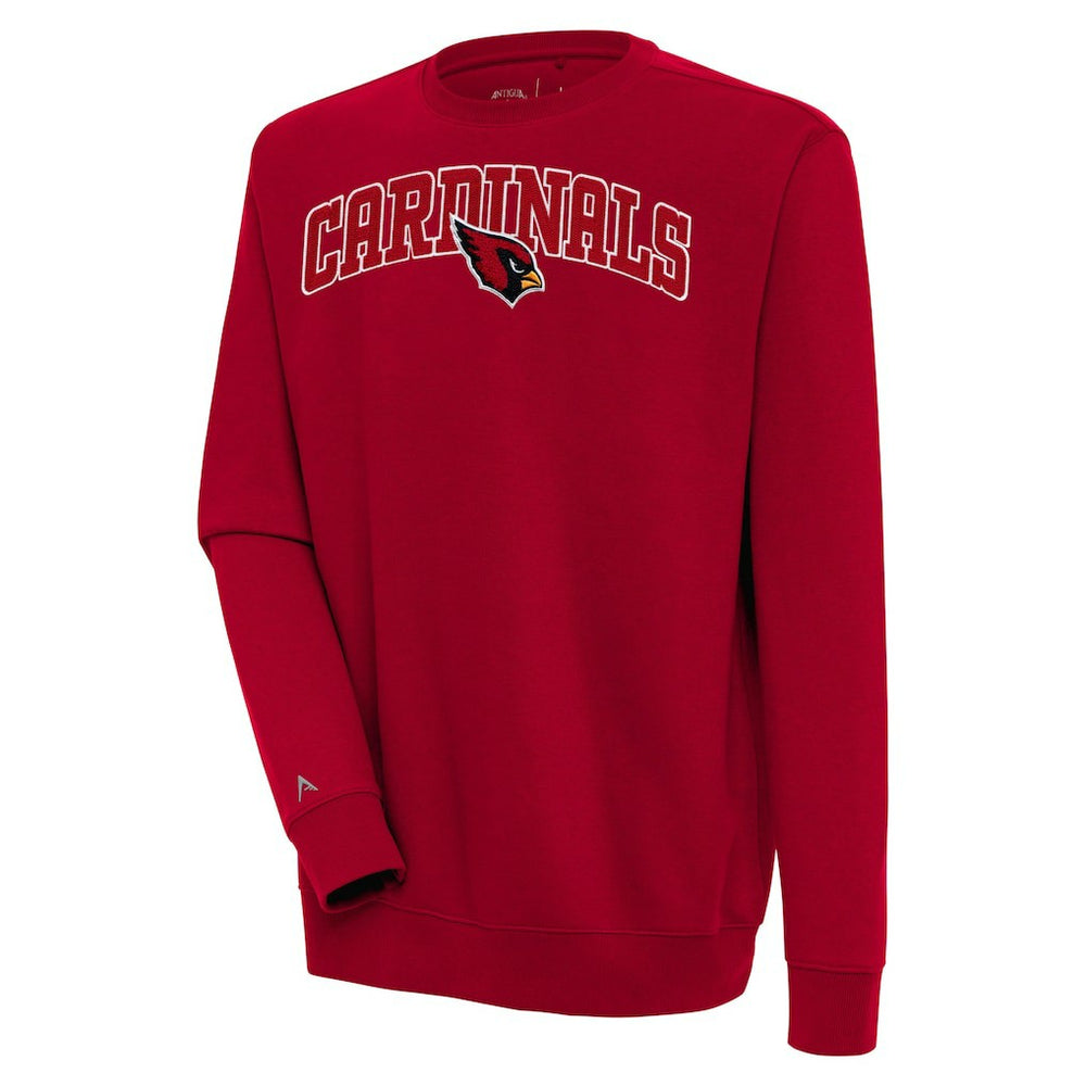 Arizona Cardinals Antigua Victory Chenille Pullover Sweatshirt - Cardinal outlet