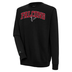 Atlanta Falcons Antigua Victory Chenille Pullover Sweatshirt - Black discount