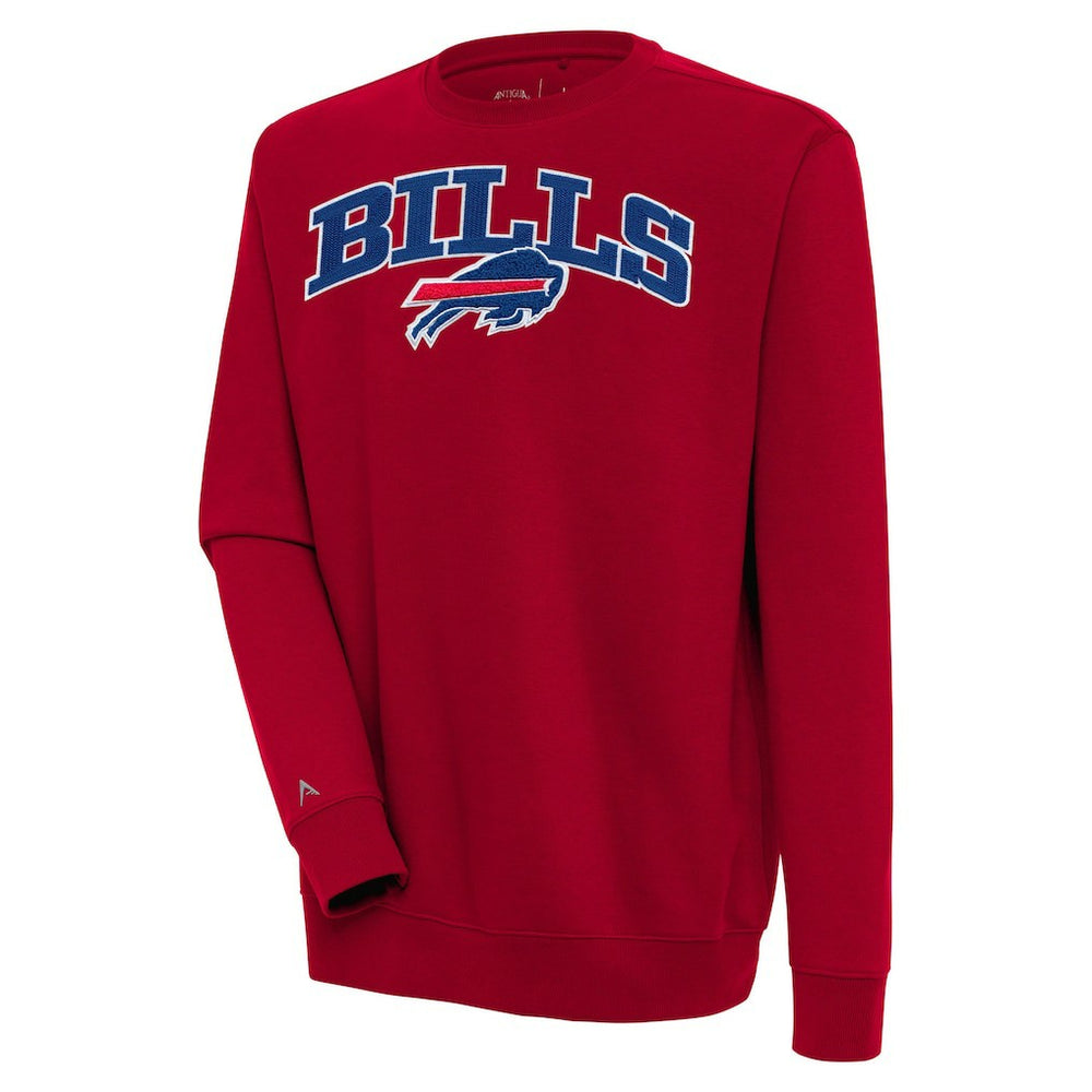 Buffalo Bills Antigua Victory Chenille Pullover Sweatshirt - Red online