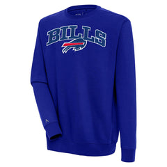 Buffalo Bills Antigua Victory Chenille Pullover Sweatshirt - Royal discount