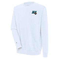 Jacksonville Jaguars Antigua Victory Pullover Sweatshirt - White discount