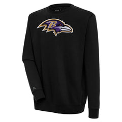 Baltimore Ravens Antigua Victory Pullover Sweatshirt - Black cheap