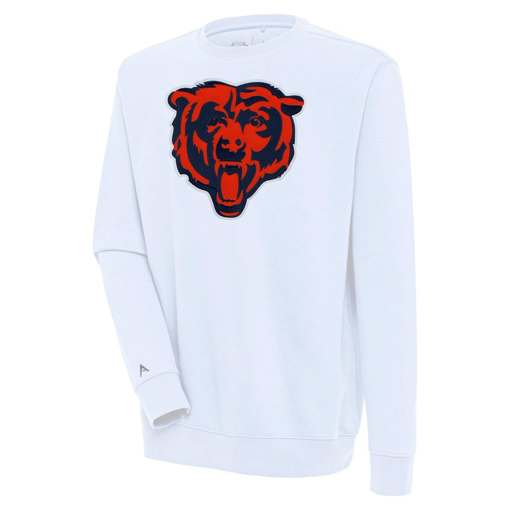 Chicago Bears Antigua Victory Pullover Sweatshirt - White sale