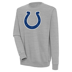 Indianapolis Colts Antigua Victory Pullover Sweatshirt - Heather Gray for sale