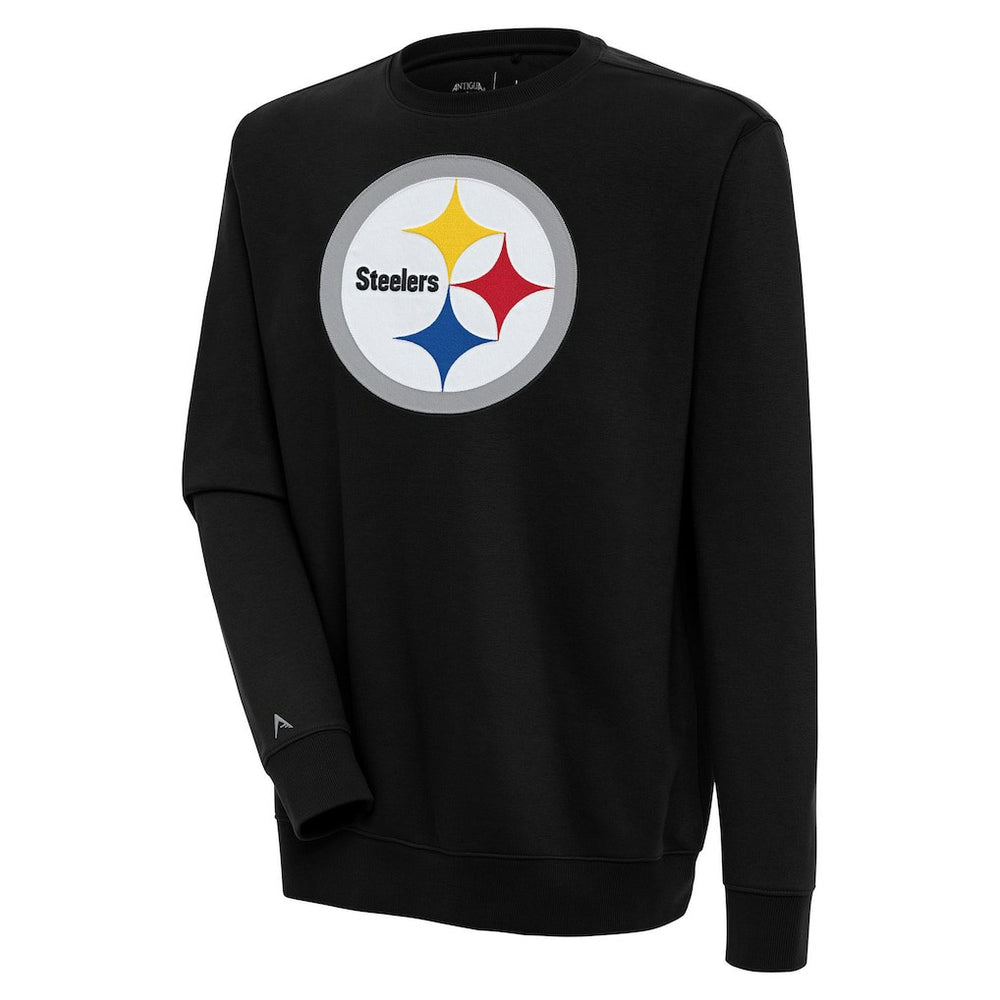 Pittsburgh Steelers Antigua Victory Pullover Sweatshirt - Black discount