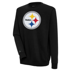 Pittsburgh Steelers Antigua Victory Pullover Sweatshirt - Black discount