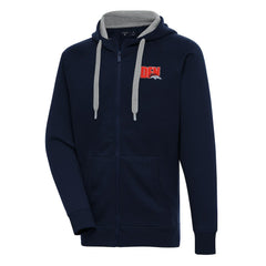 Denver Broncos Antigua Victory Full-Zip Hoodie - Navy on sale