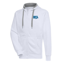Detroit Lions Antigua Victory Full-Zip Hoodie - White sale