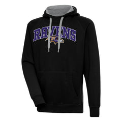 Baltimore Ravens Antigua Victory Pullover Hoodie - Black on sale