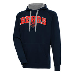 Chicago Bears Antigua Victory Pullover Hoodie - Navy on sale