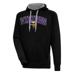 Minnesota Vikings Antigua Victory Pullover Hoodie - Black on sale