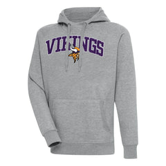 Minnesota Vikings Antigua Victory Pullover Hoodie - Heather Gray for sale