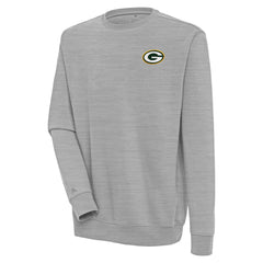 Green Bay Packers Antigua Victory Pullover Sweatshirt - Heather Gray discount
