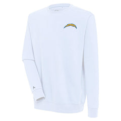 Los Angeles Chargers Antigua Victory Pullover Sweatshirt - White for sale