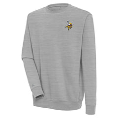 Minnesota Vikings Antigua Victory Pullover Sweatshirt - Heather Gray discount