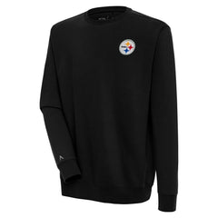 Pittsburgh Steelers Antigua Victory Pullover Sweatshirt - Black discount