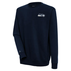 Seattle Seahawks Antigua Victory Pullover Sweatshirt - College Navy discount