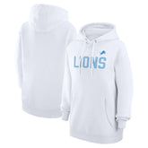 Detroit Lions G-III 4Her by Carl Banks Women's Dot Print Pullover Hoodie - White discount