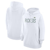 Green Bay Packers G-III 4Her by Carl Banks Women's Dot Print Pullover Hoodie - White cheap