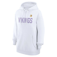 Minnesota Vikings G-III 4Her by Carl Banks Women's Dot Print Pullover Hoodie - White sale