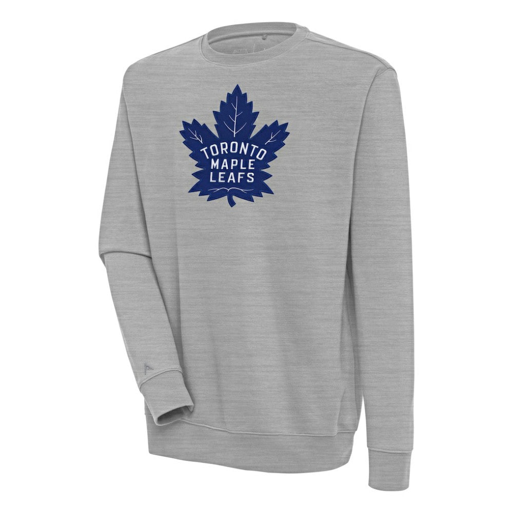 Toronto Maple Leafs Antigua Victory Pullover Sweatshirt Heather Gray