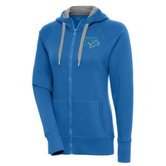 Detroit Lions Antigua Women's Victory Full-Zip Hoodie - Blue discount