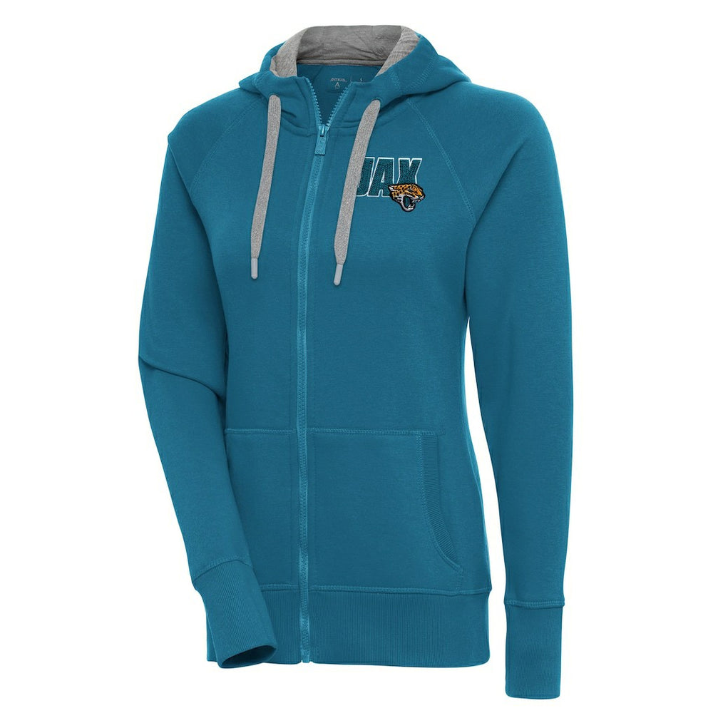 Jacksonville Jaguars Antigua Women's Victory Full-Zip Hoodie - Teal sale