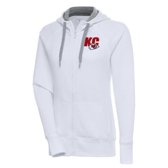 Kansas City Chiefs Antigua Women's Victory Full-Zip Hoodie - White for sale