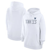 New York Yankees G-III 4Her by Carl Banks Women's Dot Print Pullover Hoodie - White