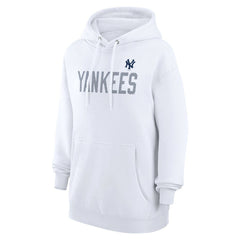 New York Yankees G-III 4Her by Carl Banks Women's Dot Print Pullover Hoodie - White