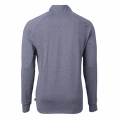 Houston Texans Cutter & Buck Big & Tall Adapt Eco Knit Quarter-Zip Pullover Top - Heather Navy cheap