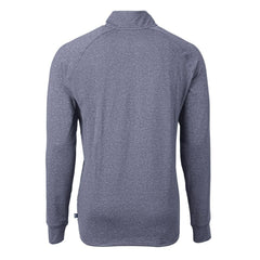 Minnesota Vikings Cutter & Buck Big & Tall Adapt Eco Knit Quarter-Zip Pullover Top - Heather Navy discount