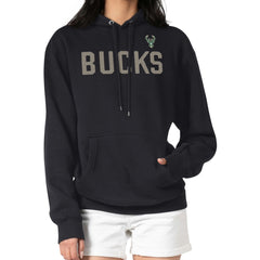Milwaukee Bucks G-III 4Her by Carl Banks Women's Dot Print Pullover Hoodie - Black outlet