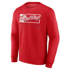 Detroit Red Wings Fanatics Focus Fleece Pullover Sweatshirt Red