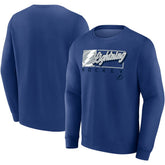 Tampa Bay Lightning Fanatics Focus Fleece Pullover Sweatshirt Blue