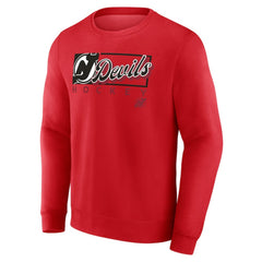 New Jersey Devils Fanatics Focus Fleece Pullover Sweatshirt Red