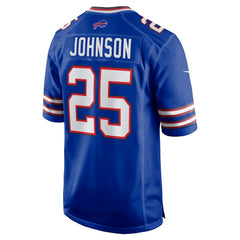 Ty Johnson Buffalo Bills Team Game Jersey - Royal | Nike discount