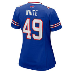 DaShaun White Buffalo Bills Women's Team Game Jersey - Royal | Nike for sale
