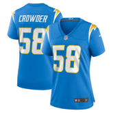 Tae Crowder Los Angeles Chargers Women's Team Game Jersey - Powder Blue | Nike online