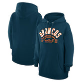 Denver Broncos Starter Unisex Half Ball Team Fleece Pullover Hoodie - Navy for sale
