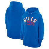 Buffalo Bills Starter Unisex Half Ball Team Fleece Pullover Hoodie - Royal on sale