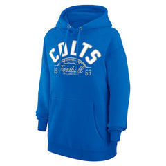 Indianapolis Colts Starter Unisex Half Ball Team Fleece Pullover Hoodie - Royal outlet