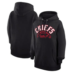 Kansas City Chiefs Starter Unisex Half Ball Team Fleece Pullover Hoodie - Black sale